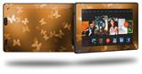 Bokeh Butterflies Orange - Decal Style Skin fits 2013 Amazon Kindle Fire HD 7 inch