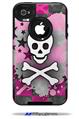 Princess Skull Heart - Decal Style Vinyl Skin fits Otterbox Commuter iPhone4/4s Case (CASE SOLD SEPARATELY)