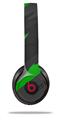 Skin Decal Wrap compatible with Beats Solo 2 WIRED Headphones Jagged Camo Green (HEADPHONES NOT INCLUDED)