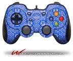 Gothic Punk Pattern Blue - Decal Style Skin fits Logitech F310 Gamepad Controller (CONTROLLER SOLD SEPARATELY)