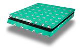 Vinyl Decal Skin Wrap compatible with Sony PlayStation 4 Slim Console Paper Planes Turquoise (PS4 NOT INCLUDED)