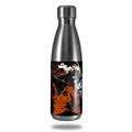 Skin Decal Wrap for RTIC Water Bottle 17oz Baja 0003 Burnt Orange (BOTTLE NOT INCLUDED)