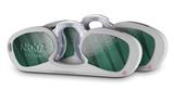 Decal Style Vinyl Skin Wrap 2 Pack for Nooz Glasses Rectangle Case VintageID 25 Seafoam Green (NOOZ NOT INCLUDED) by WraptorSkinz