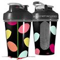 Decal Style Skin Wrap works with Blender Bottle 20oz Plain Leaves On Black (BOTTLE NOT INCLUDED)