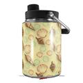 Skin Decal Wrap for Yeti Half Gallon Jug Sea Shells 02 Yellow Sunshine - JUG NOT INCLUDED by WraptorSkinz