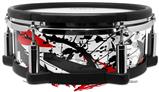 Skin Wrap works with Roland vDrum Shell PD-108 Drum Baja 0018 Red (DRUM NOT INCLUDED)