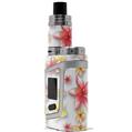 Skin Decal Wrap for Smok AL85 Alien Baby Beach Flowers White VAPE NOT INCLUDED