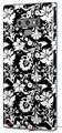 Decal style Skin Wrap compatible with Samsung Galaxy Note 9 Black and White Flower