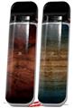 Skin Decal Wrap 2 Pack for Smok Novo v1 Exotic Wood Waterfall Bubinga Burst Red Cherry VAPE NOT INCLUDED
