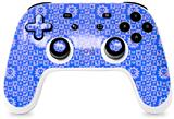 Skin Decal Wrap works with Original Google Stadia Controller Gothic Punk Pattern Blue Skin Only CONTROLLER NOT INCLUDED