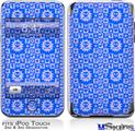iPod Touch 2G & 3G Skin - Gothic Punk Pattern Blue