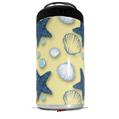 WraptorSkinz Skin Decal Wrap compatible with Yeti 16oz Tall Colster Can Cooler Insulator Starfish and Sea Shells Yellow Sunshine (COOLER NOT INCLUDED)
