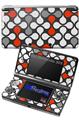 Locknodes 05 Red - Decal Style Skin fits Nintendo 3DS (3DS SOLD SEPARATELY)