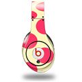 WraptorSkinz Skin Decal Wrap compatible with Beats Studio (Original) Headphones Kearas Polka Dots Pink On Cream Skin Only (HEADPHONES NOT INCLUDED)