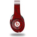 WraptorSkinz Skin Decal Wrap compatible with Beats Studio (Original) Headphones Folder Doodles Red Dark Skin Only (HEADPHONES NOT INCLUDED)